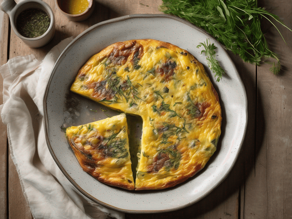 Spinach & Cheddar Frittata