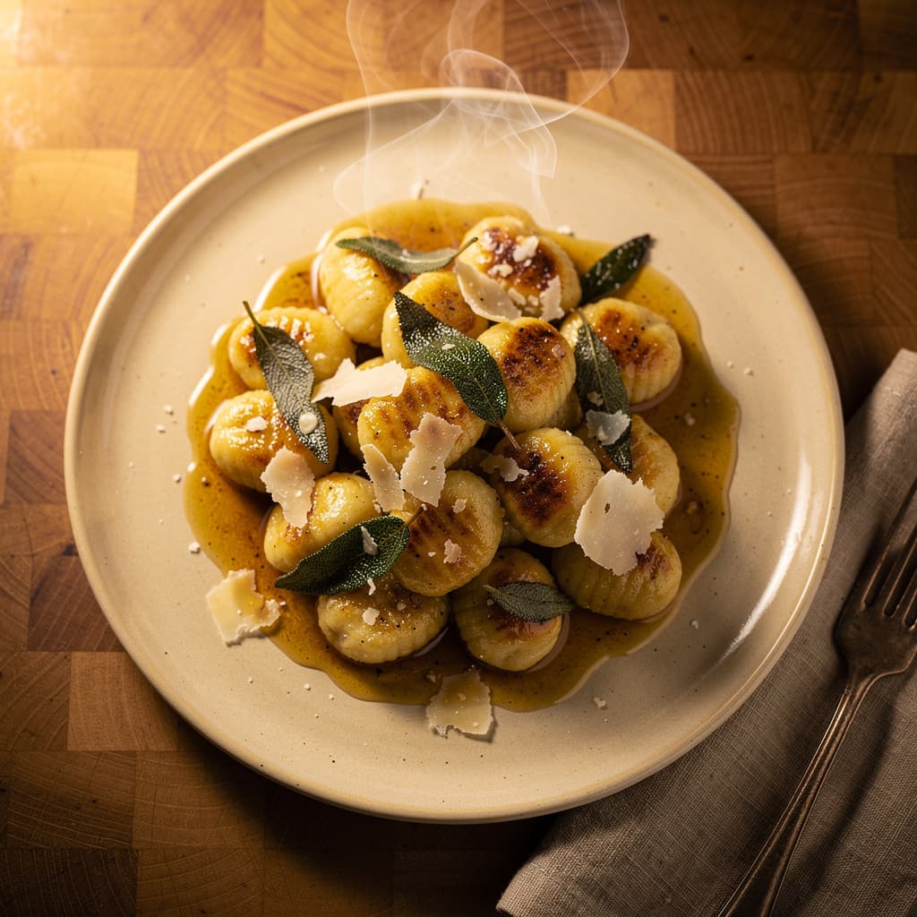 Gnocchi with Brown Butter and Sage