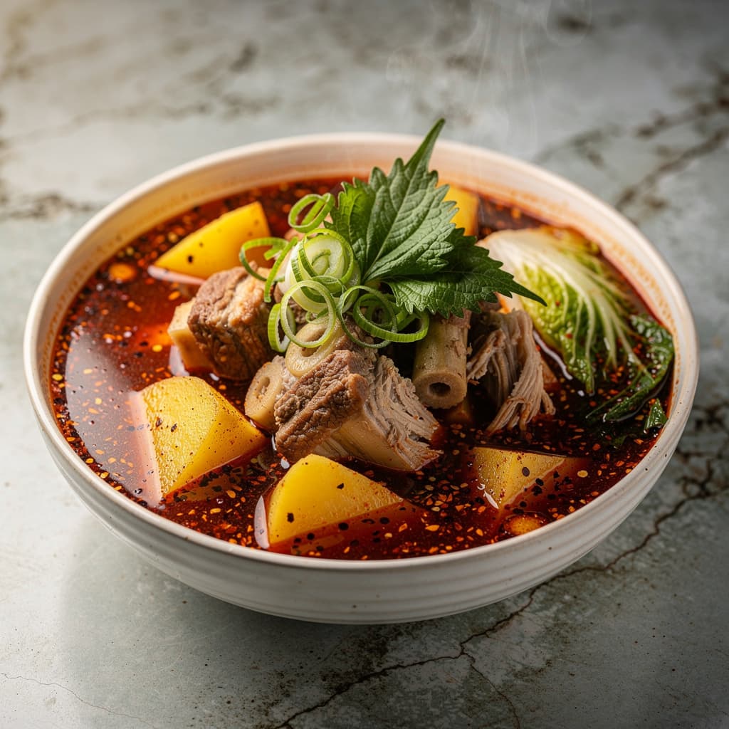 Gamjatang (Pork Bone Soup)