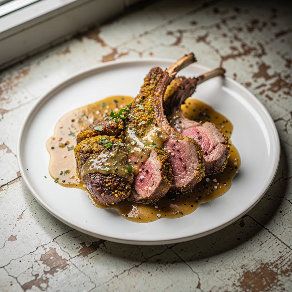 Lamb Chops with Herb Crust
