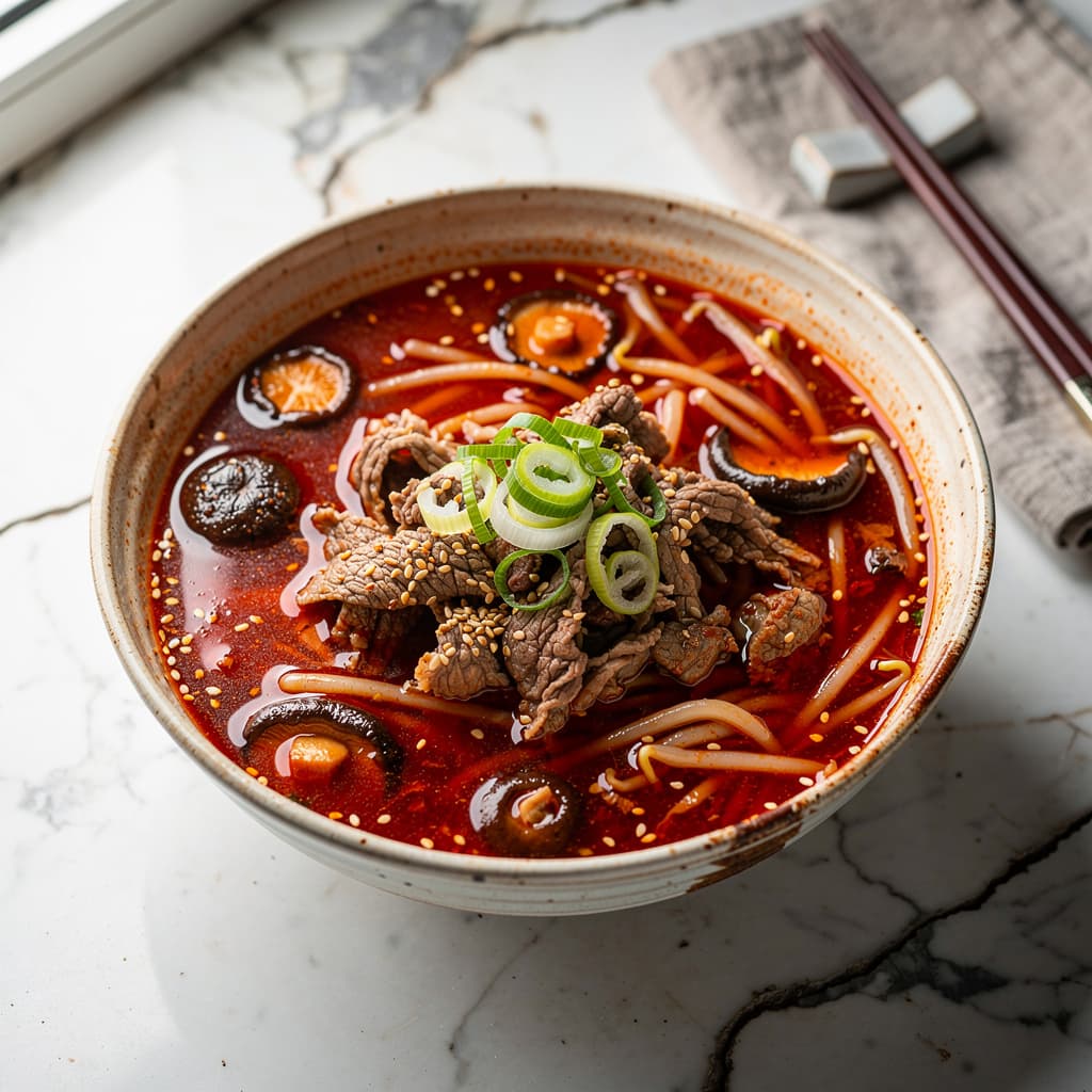 Yukgaejang (Spicy Beef Soup)