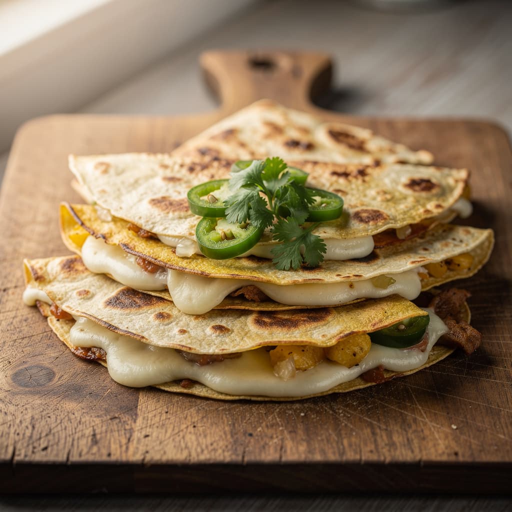 Quesadillas with Oaxaca Cheese
