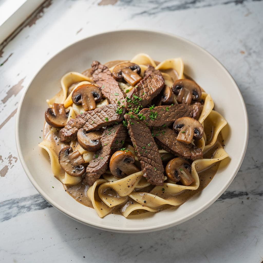 Beef Stroganoff
