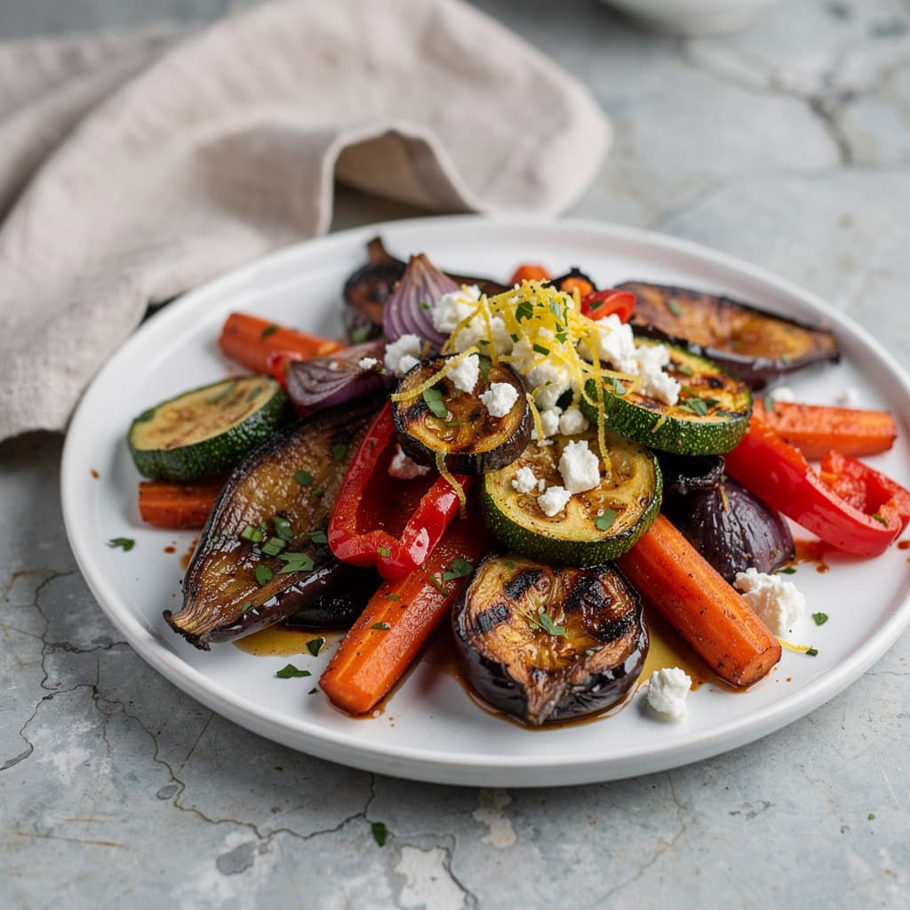 Harissa Roasted Vegetables