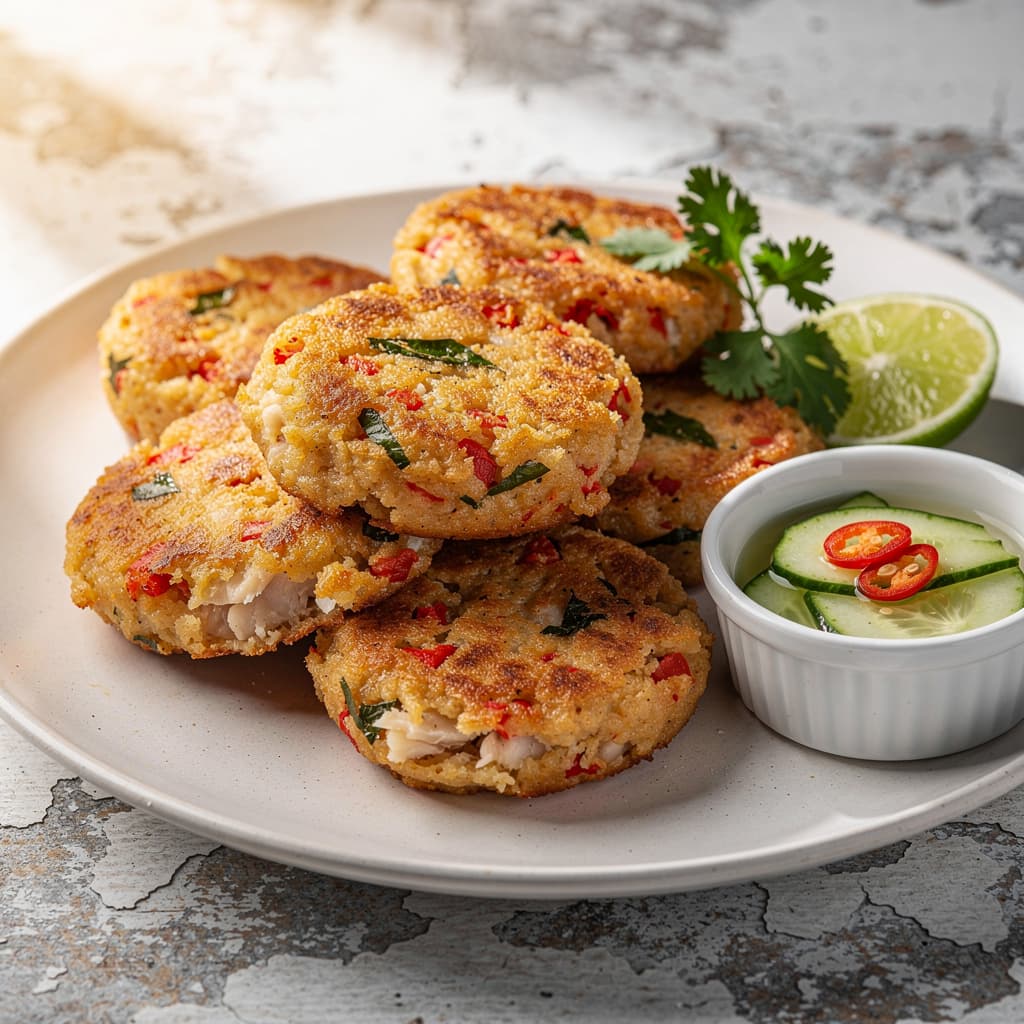 Thai Fish Cakes (Tod Mun Pla)