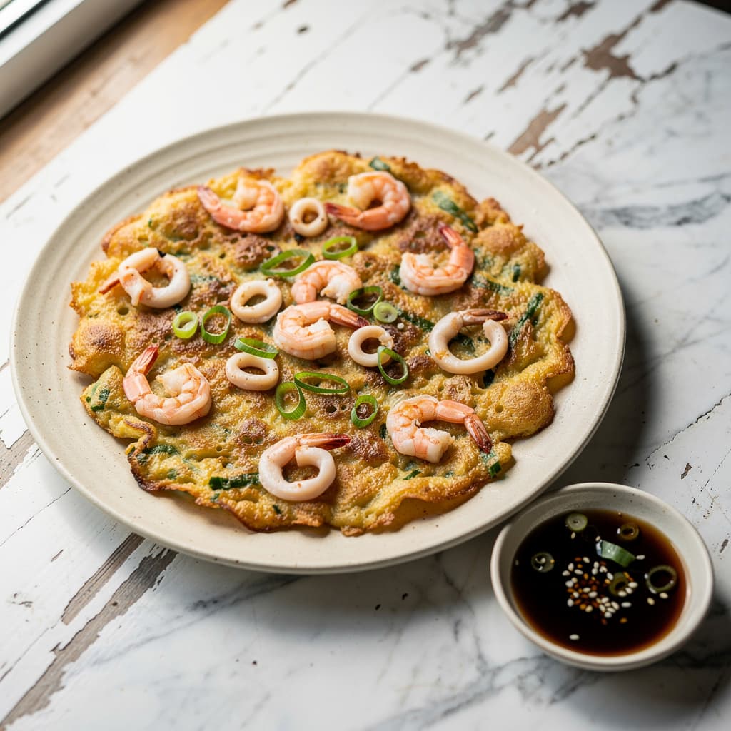 Haemul Pajeon (Seafood Pancake)