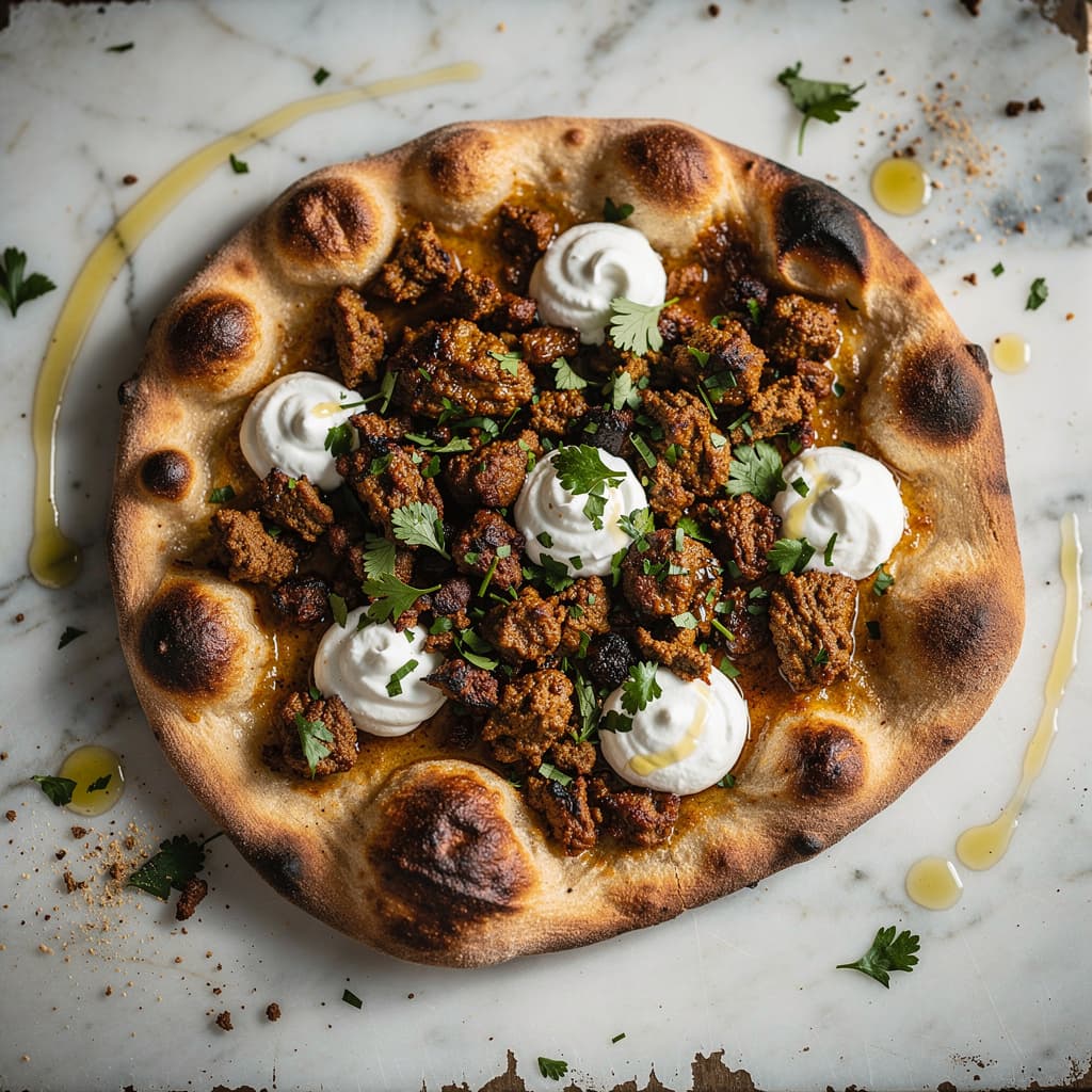 Spiced Lamb Flatbread