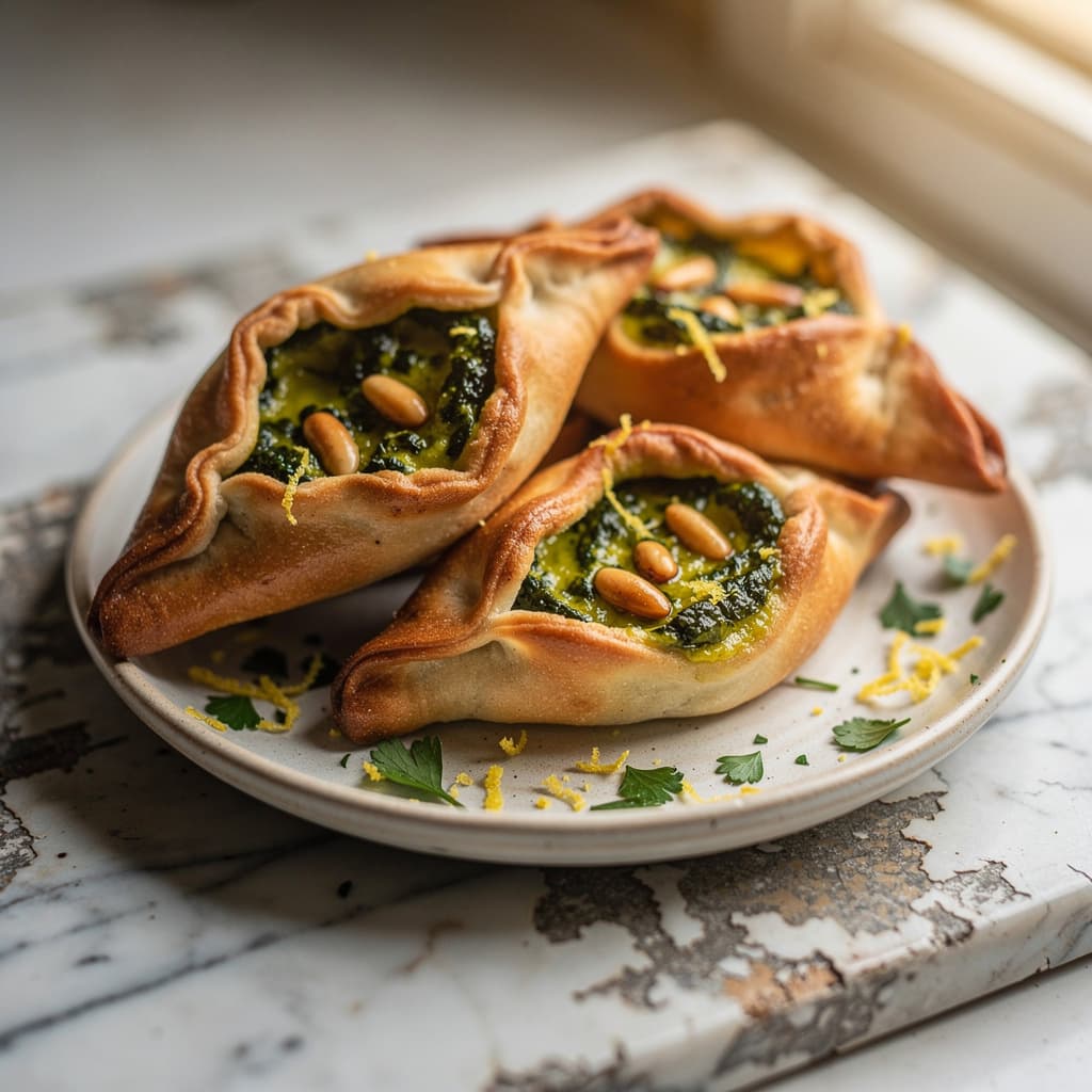 Fatayer (Spinach Pies)