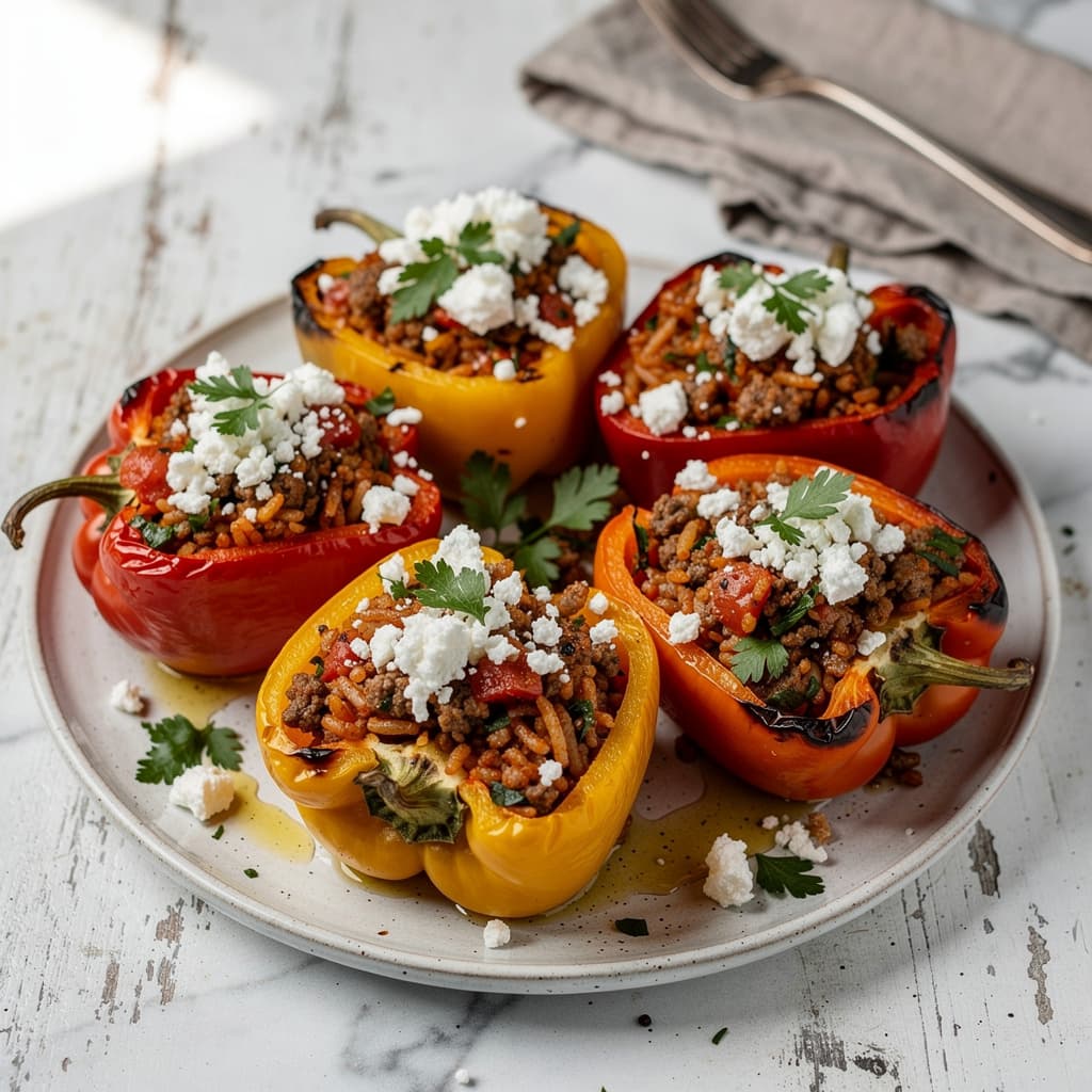 Mediterranean Stuffed Peppers