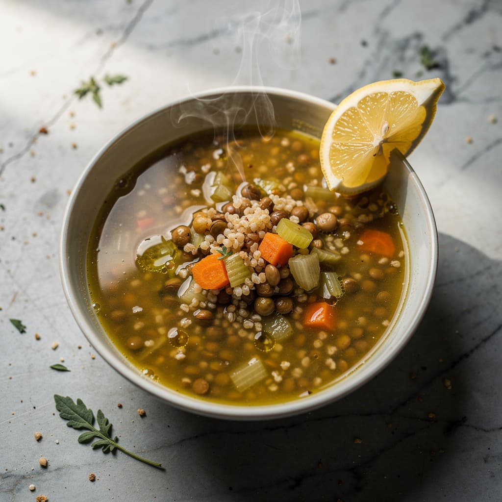 Lentil and Bulgur Soup