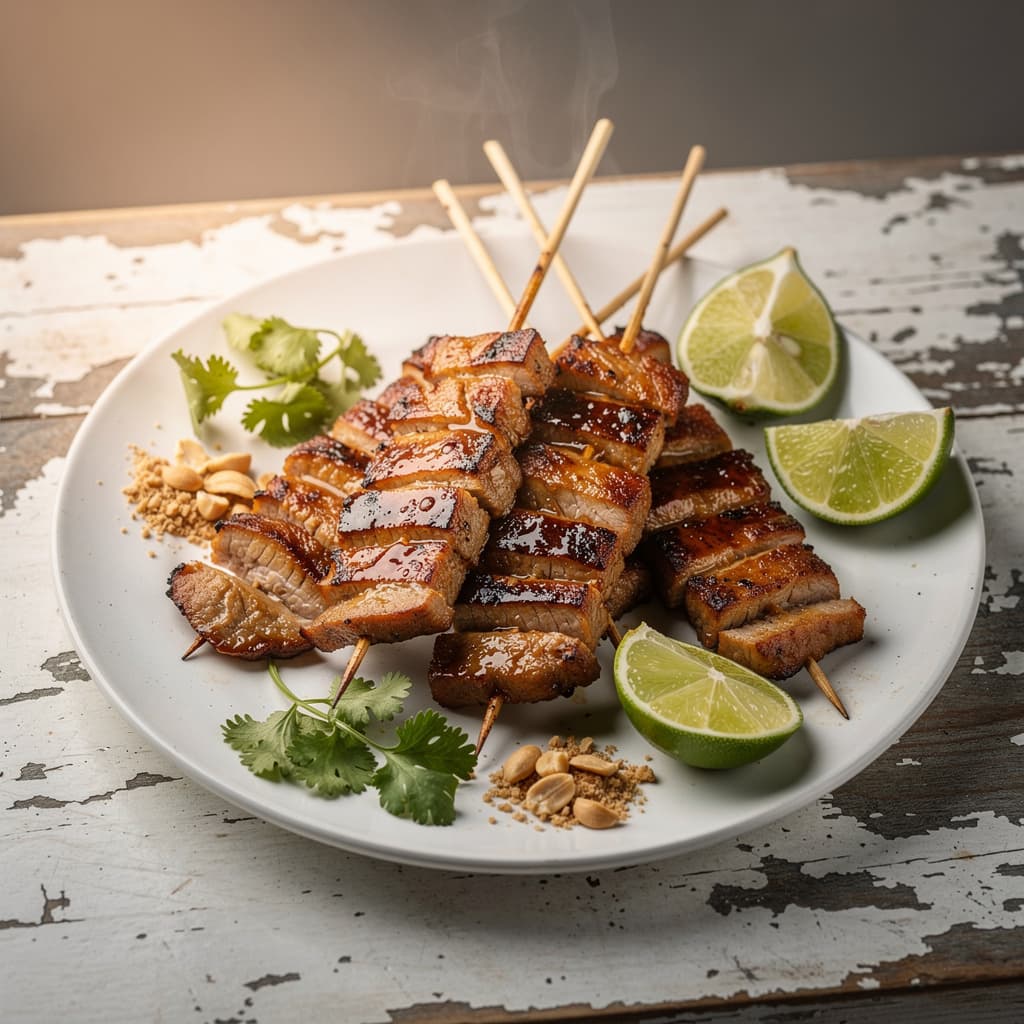 Thai Grilled Pork Skewers